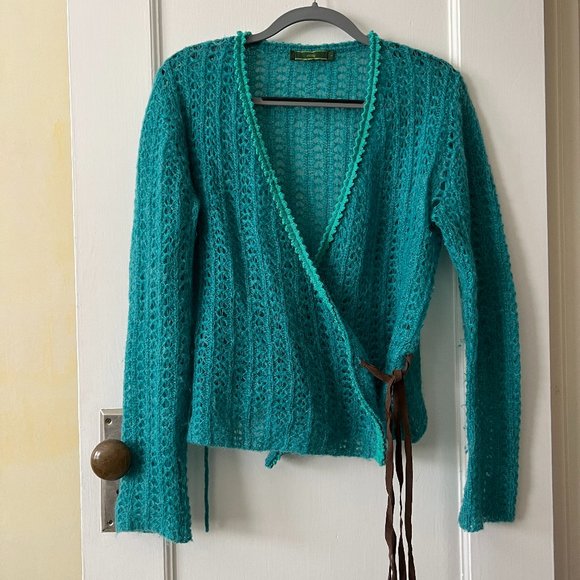 Oilily Sweaters - Oilily Mohair Wrap Sweater (L)